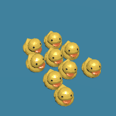 アヒルが避けるやつ