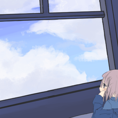 雲がながれるだけ